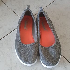 U.S. Polo Assn. Gray Slip-On Shoes with Orange Insole